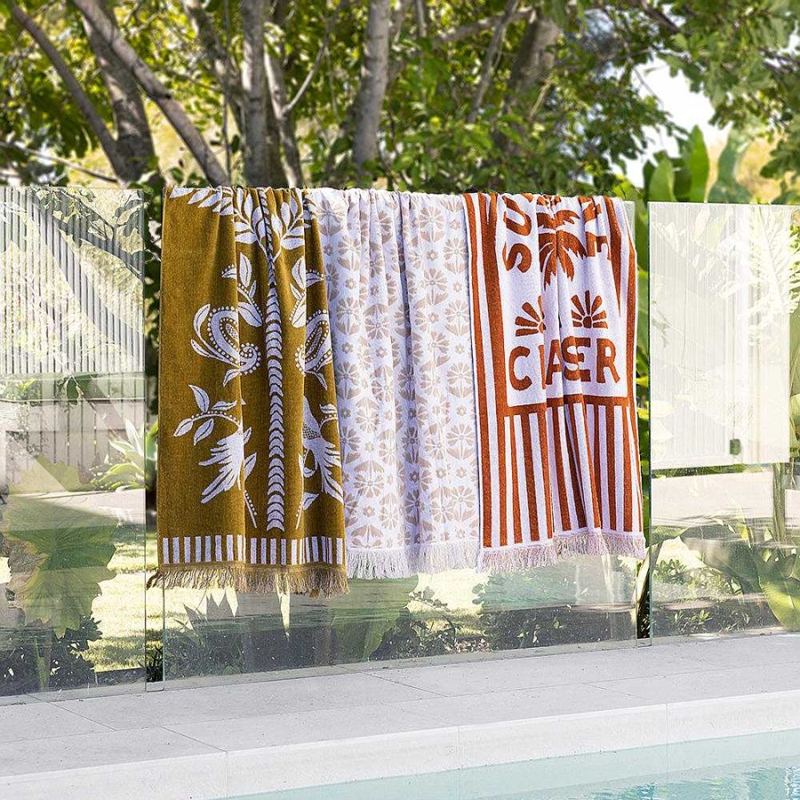 Outdoors Bambury | Jacquard Beach Towel S23 - Playa