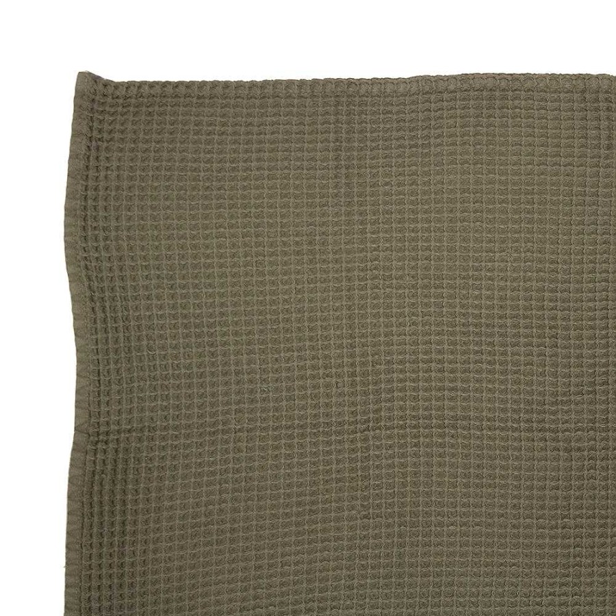 Living Bambury | Waffle Throw - Olive