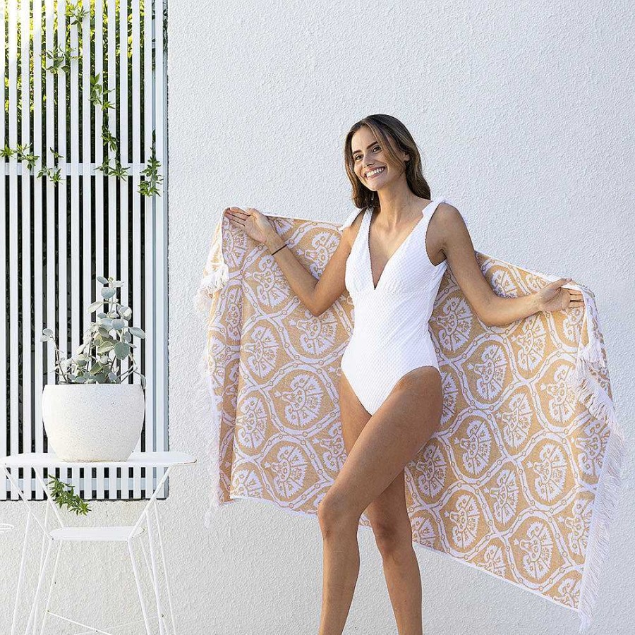 Outdoors Bambury | Jacquard Beach Towel S23 - Tamarindo