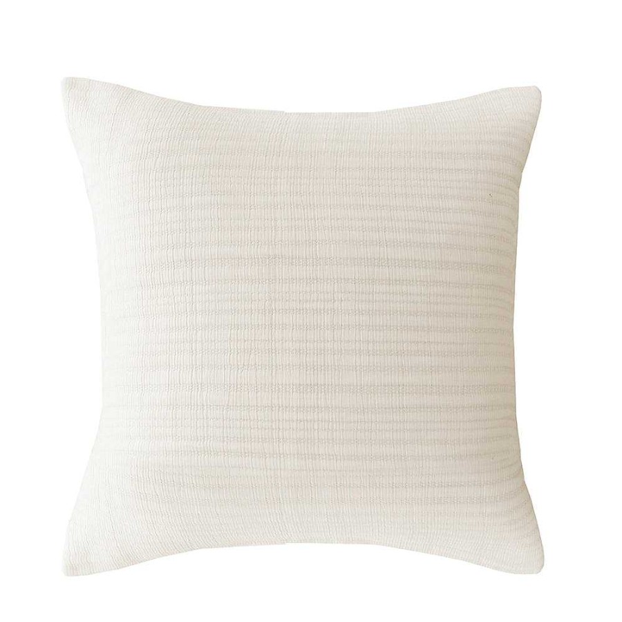 Bedroom Bambury | Lores European Pillowcase - Stone