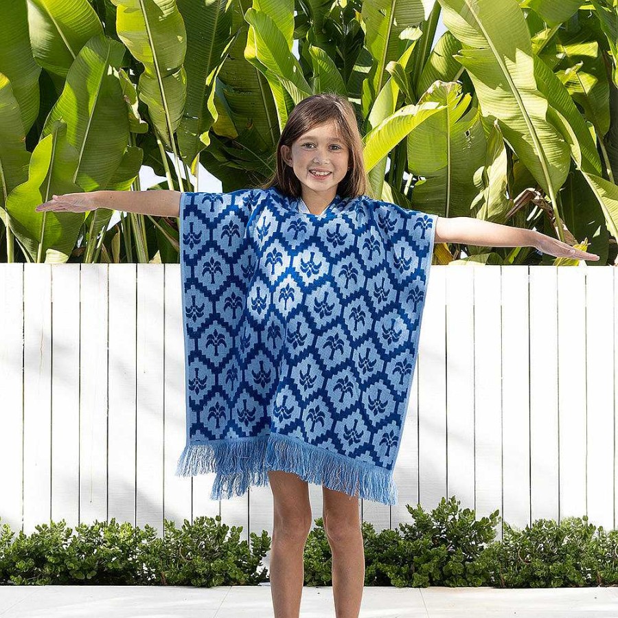 Outdoors Bambury | Cocos Kids Poncho - Cobalt