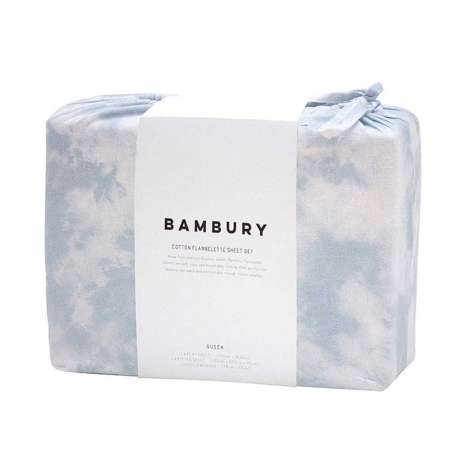 Bedroom Bambury | Nimbus Flannelette Sheet Set