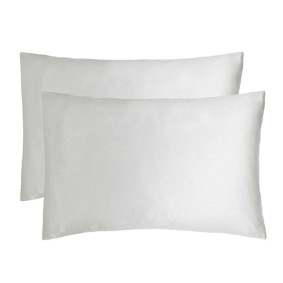 Bedroom Bambury | Bamboo Satin Pillowcases - Silver