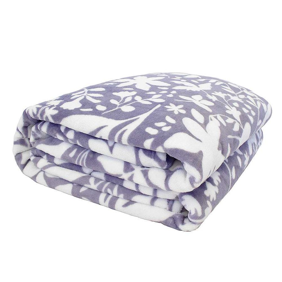 Bedroom Bambury | Liv Ultraplush Blanket - Blue