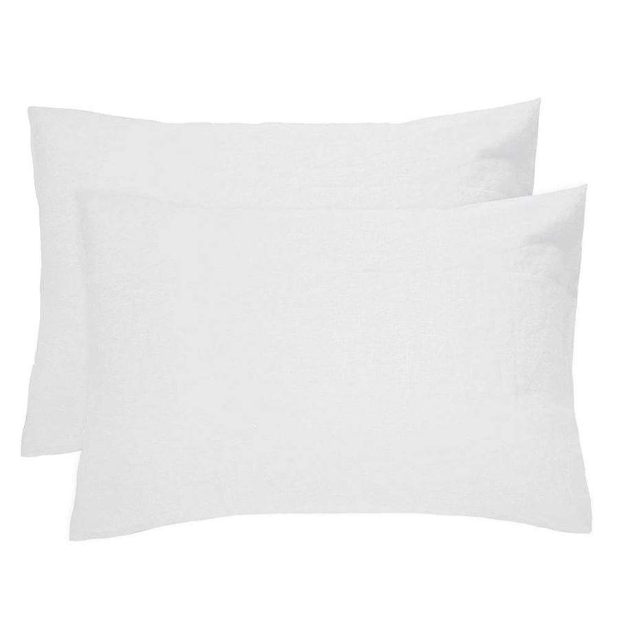 Bedroom Bambury | French Flax Linen Pillowcase Pairs