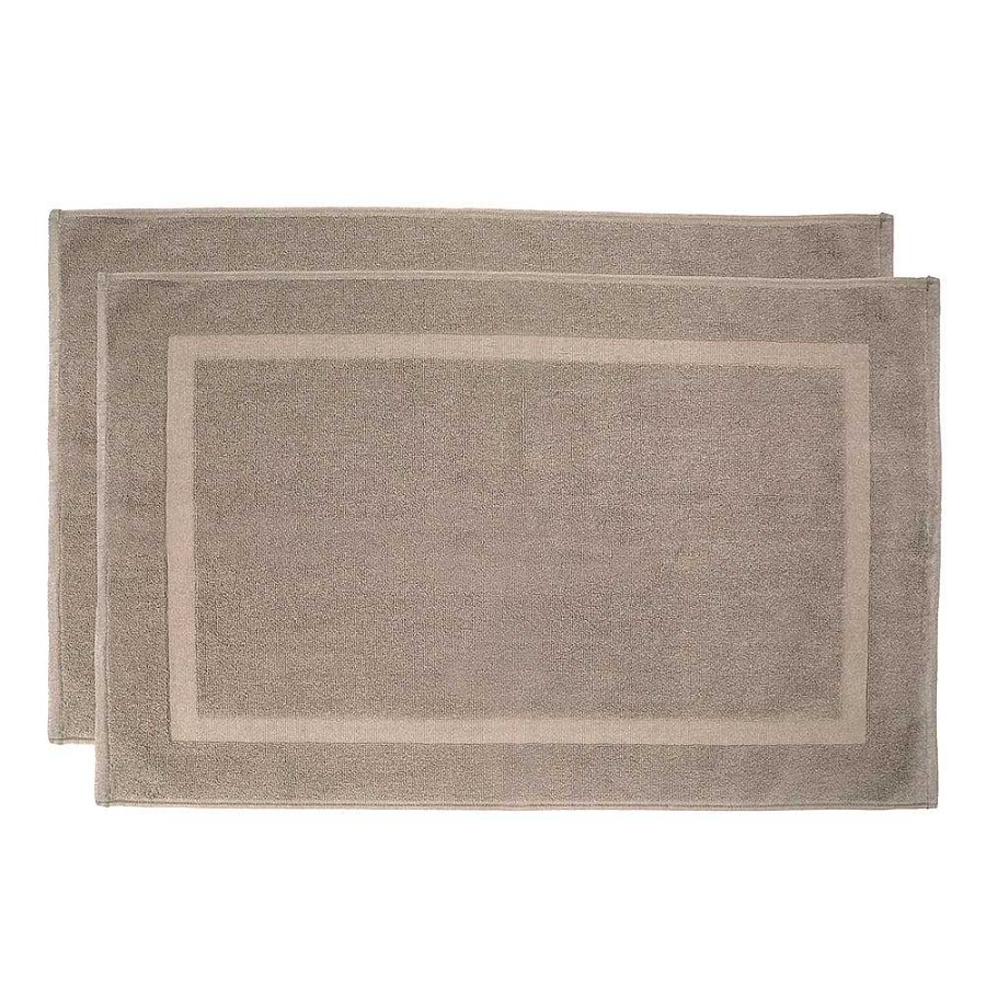 Bathroom Bambury | Chateau 2X Bath Mats (Commercial Range)