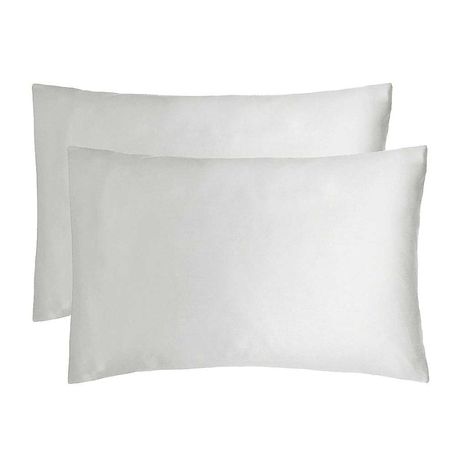 Bedroom Bambury | Bamboo Satin Pillowcases - Silver