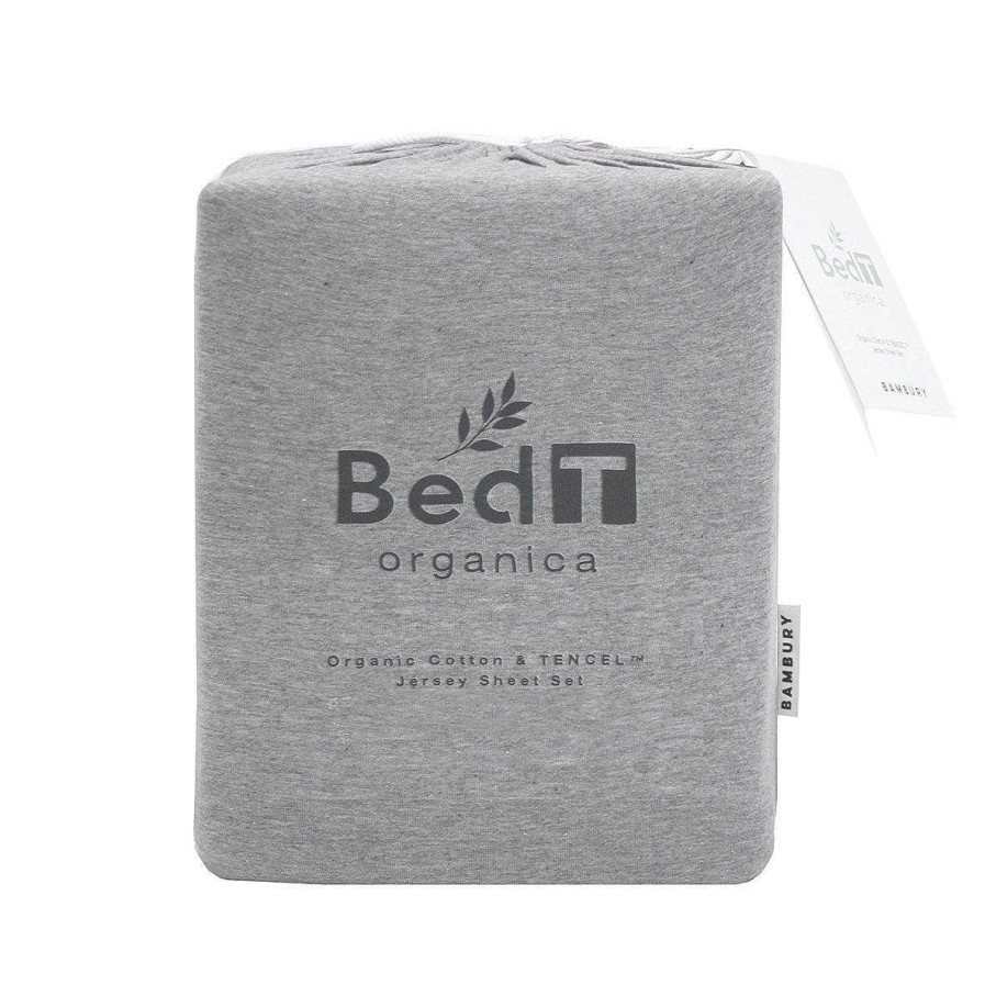 Bedroom Bambury | Bedt Organica Sheet Set - Grey