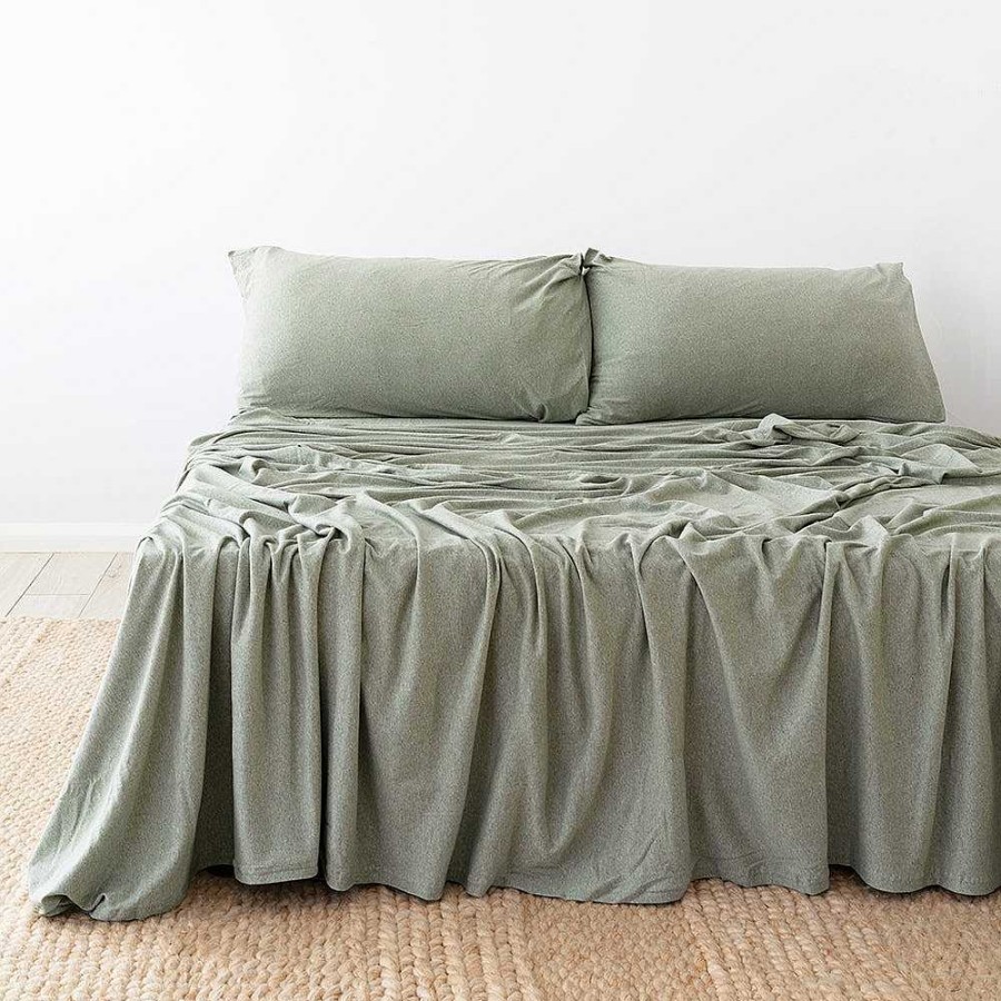 Bedroom Bambury | Bedt Organica Sheet Set - Sage