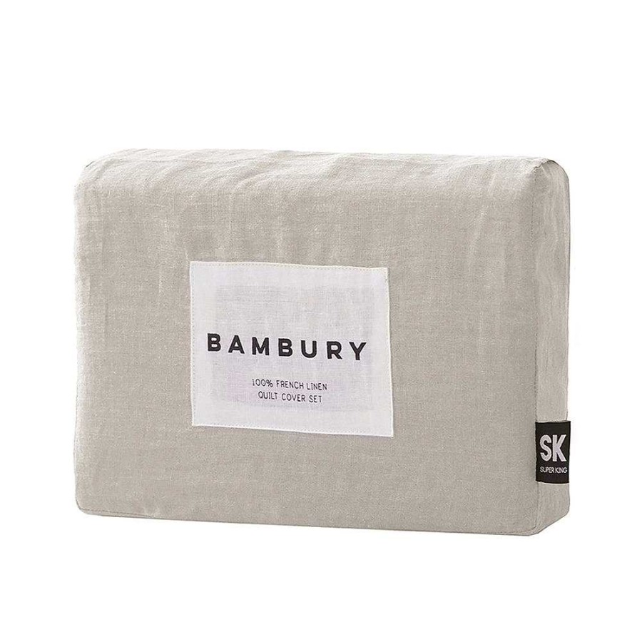 Bedroom Bambury | French Flax Linen Quilt Cover Set