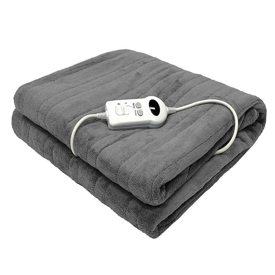 Living Bambury | Bambury Heated Throw - Grey