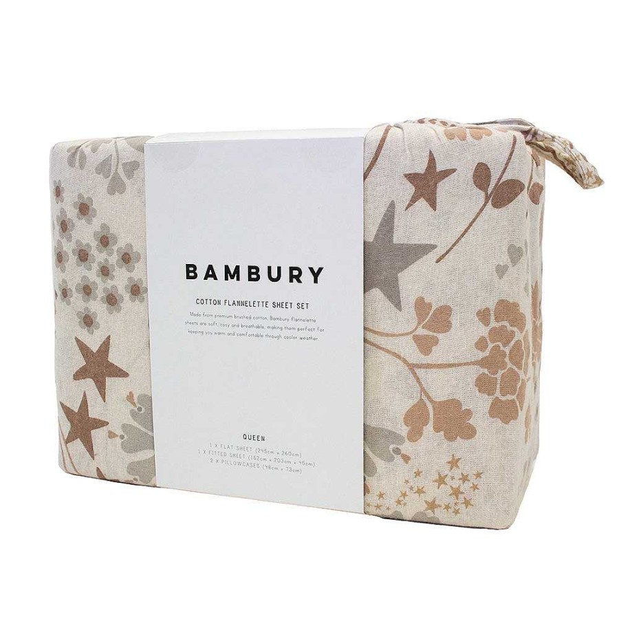 Bedroom Bambury | Alice Flannelette Sheet Set