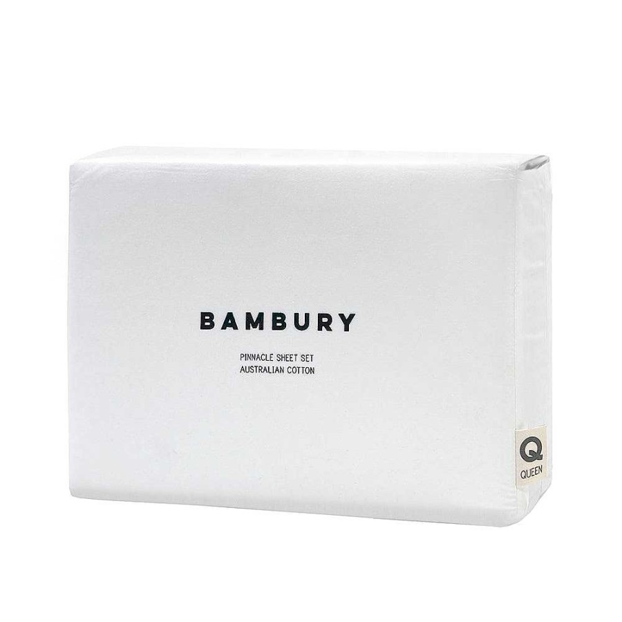 Bedroom Bambury | Pinnacle Sheet Set White