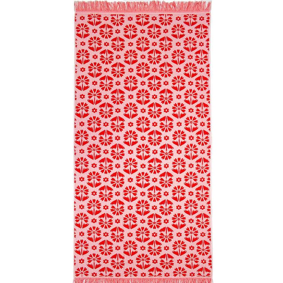 Outdoors Bambury | Flora Beach Towel - Poppy