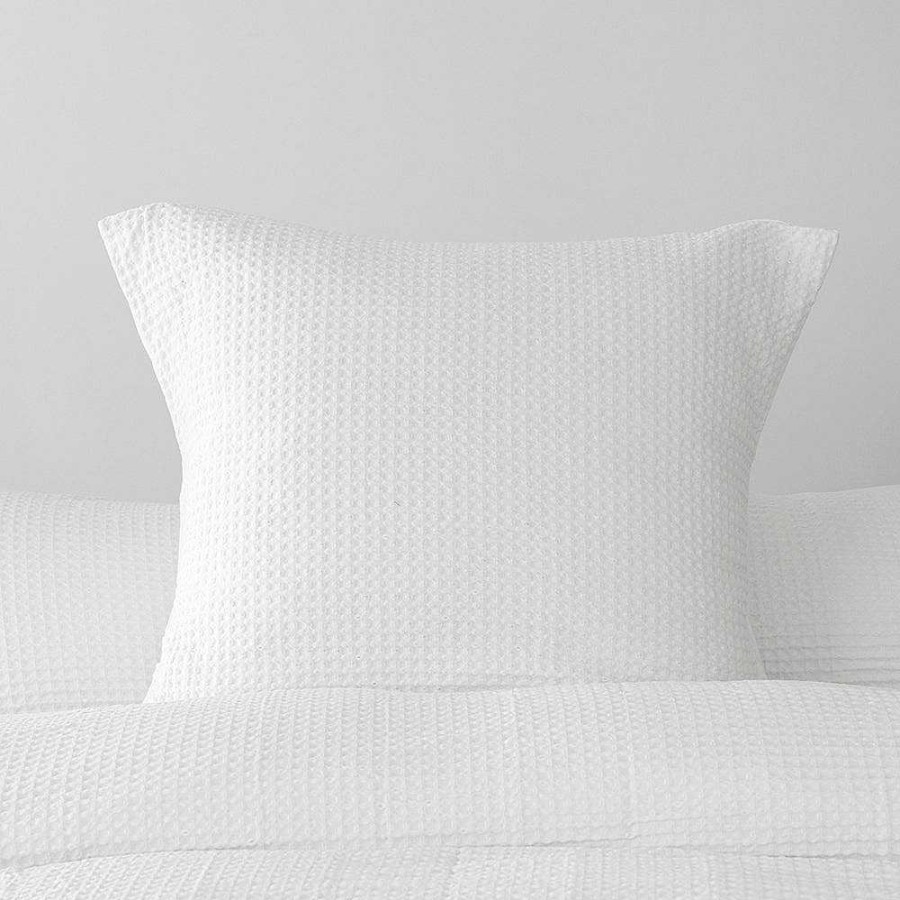 Bedroom Bambury | Melville European Pillowcase - White