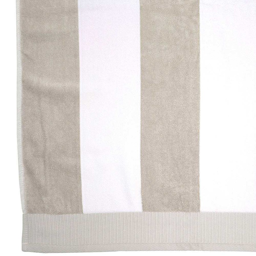 Outdoors Bambury | Classic Stripe Towel - Pebble