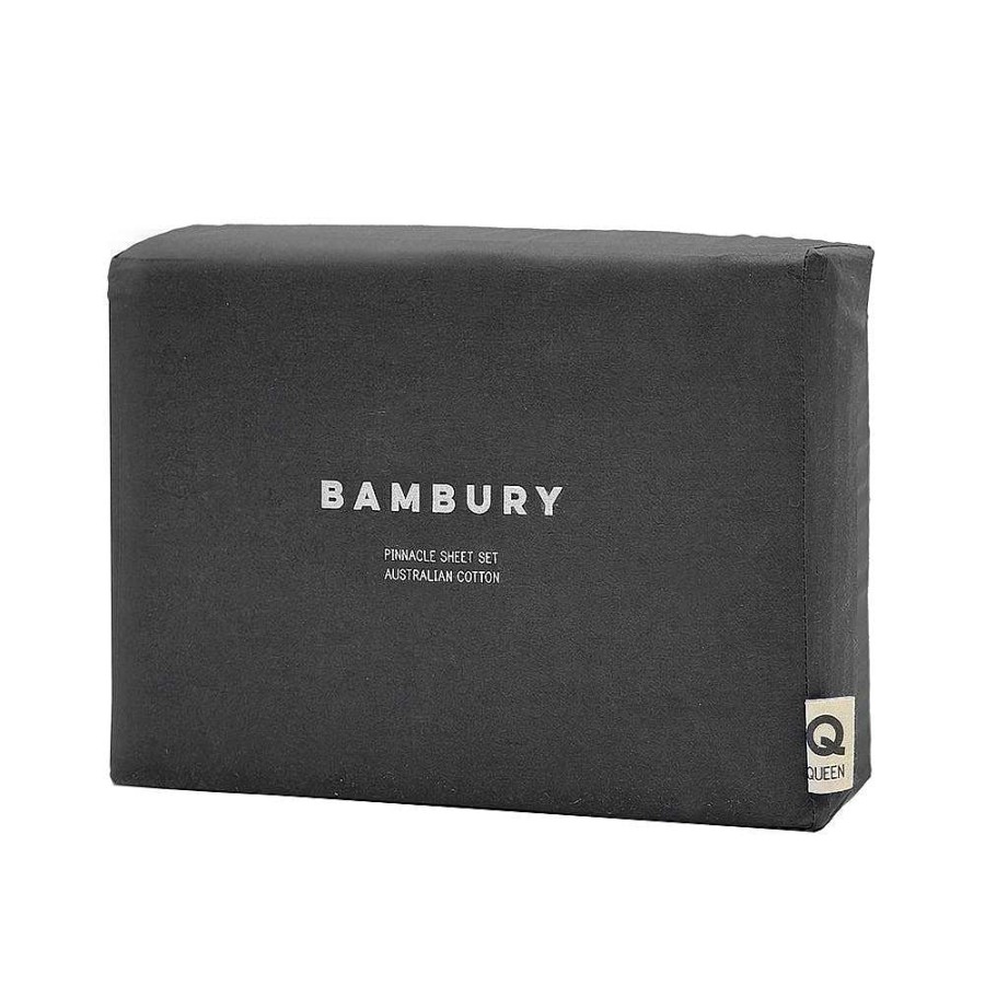 Bedroom Bambury | Pinnacle Sheet Set Charcoal